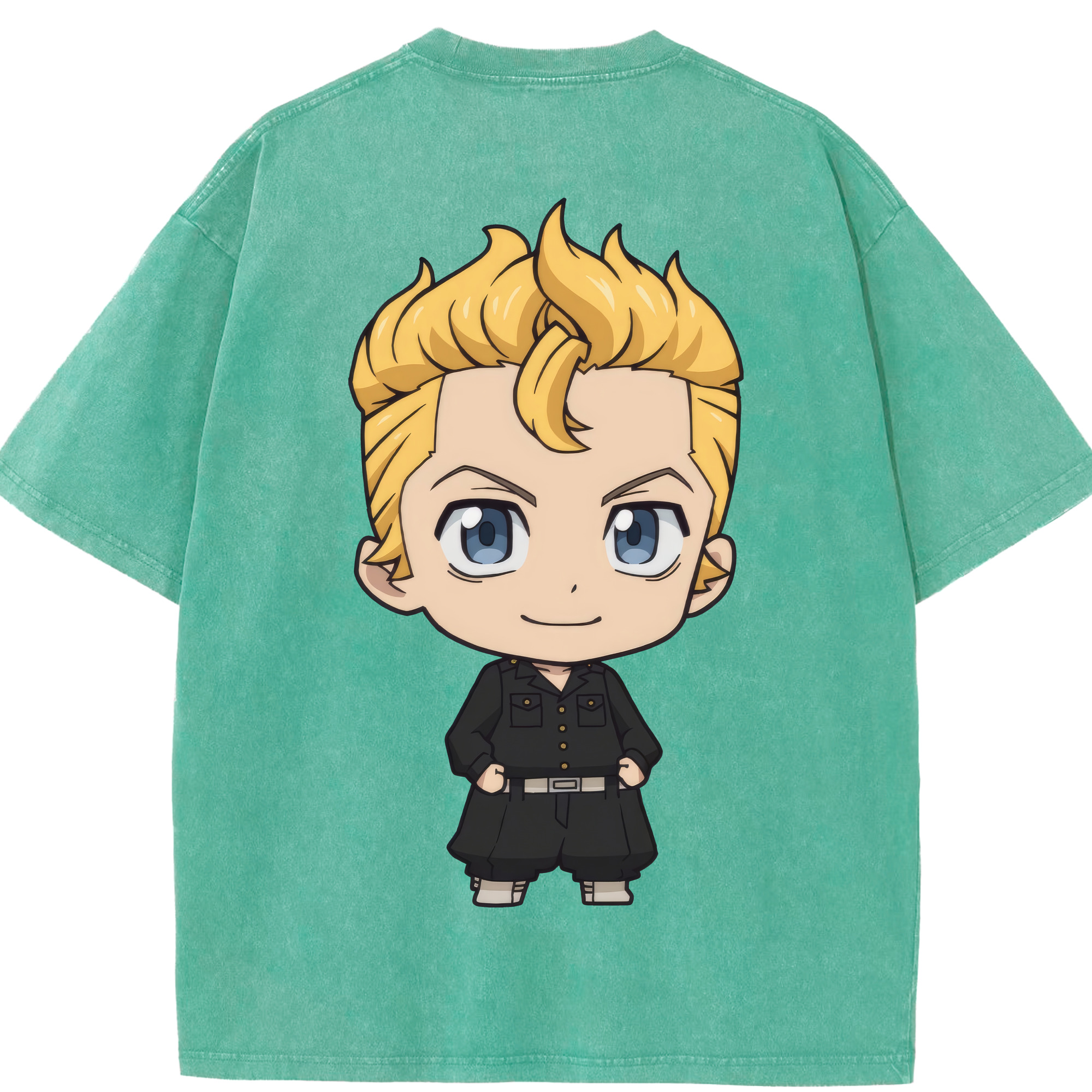 （画像用） 東京リベンジャーズ Tokyo Revengers 綿100% ヴィンテージ風 半袖Tシャツ（背面プリント）